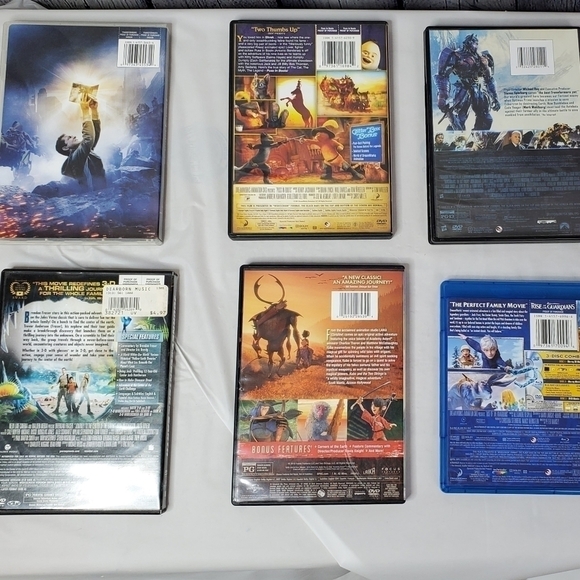 BUNDLE Of DVDs 2 Transformers DVDs, Kubo, Journey TTCE, Rise Of The Guardians - Picture 2 of 3